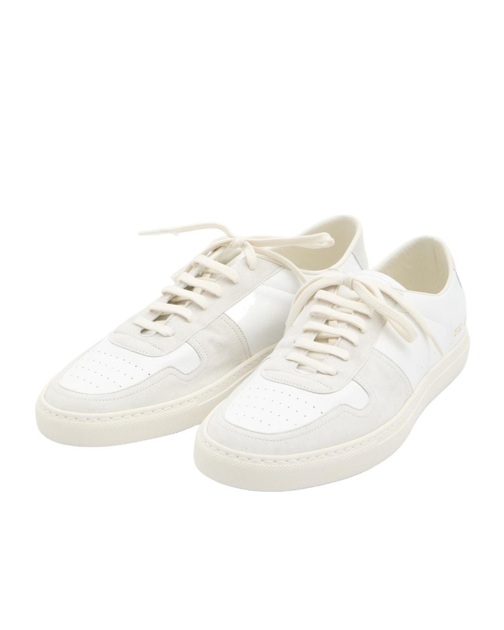 Common Projects White Bball Suede And Leather Low-Top Sneakers for men