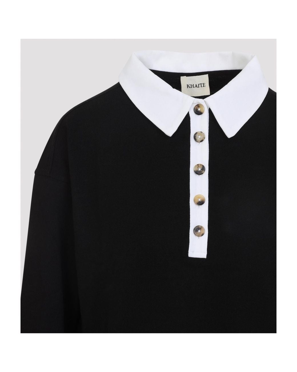Khaite Black Faithful Top
