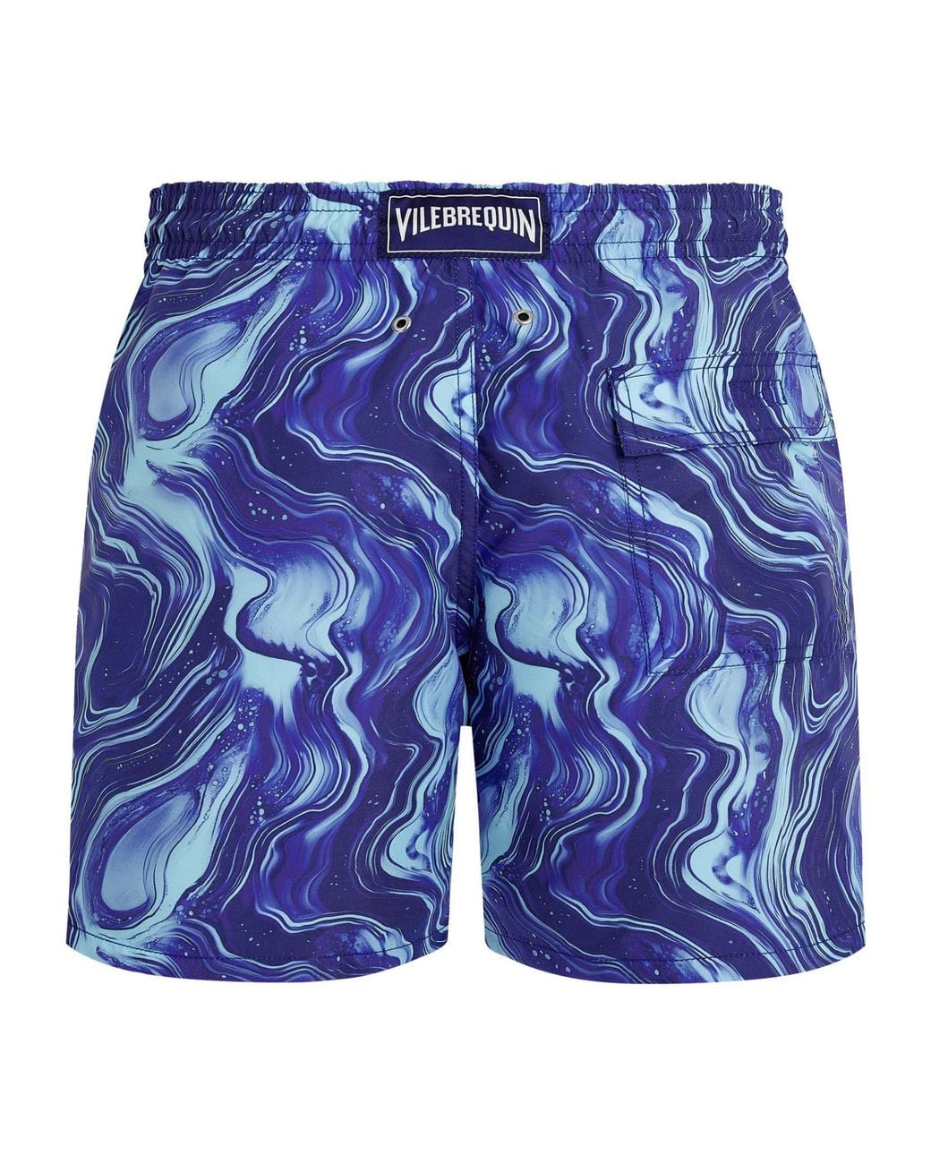 Vilebrequin Blue Marbled Print Swim Shorts for men