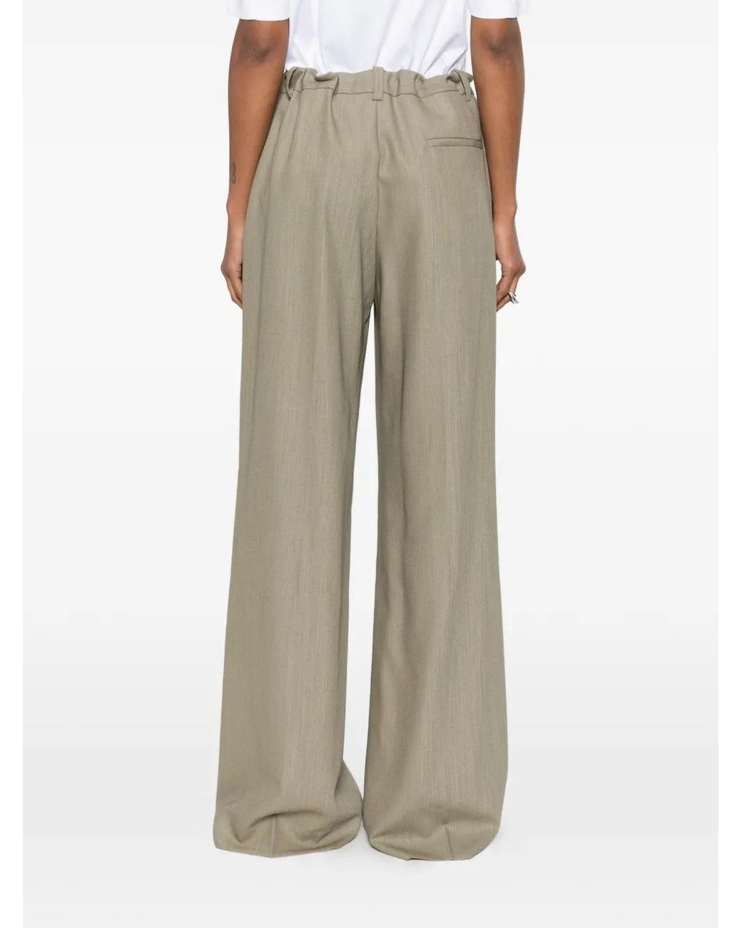 Calvin Klein Gray Casual Pants With Belt Loops