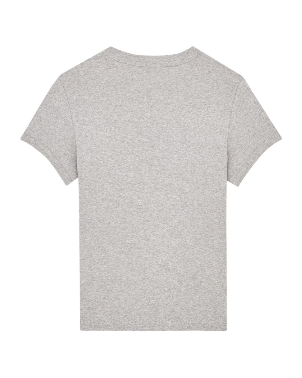 Saint Laurent Gray Cassandre Crewneck T-Shirt