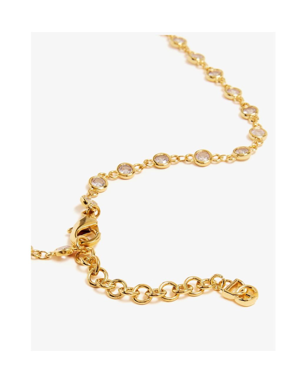Dolce & Gabbana White Dg Embellished Necklace