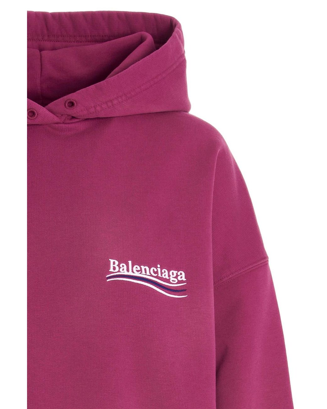 Balenciaga Pink Political Campaign Medium Fit Hoodie