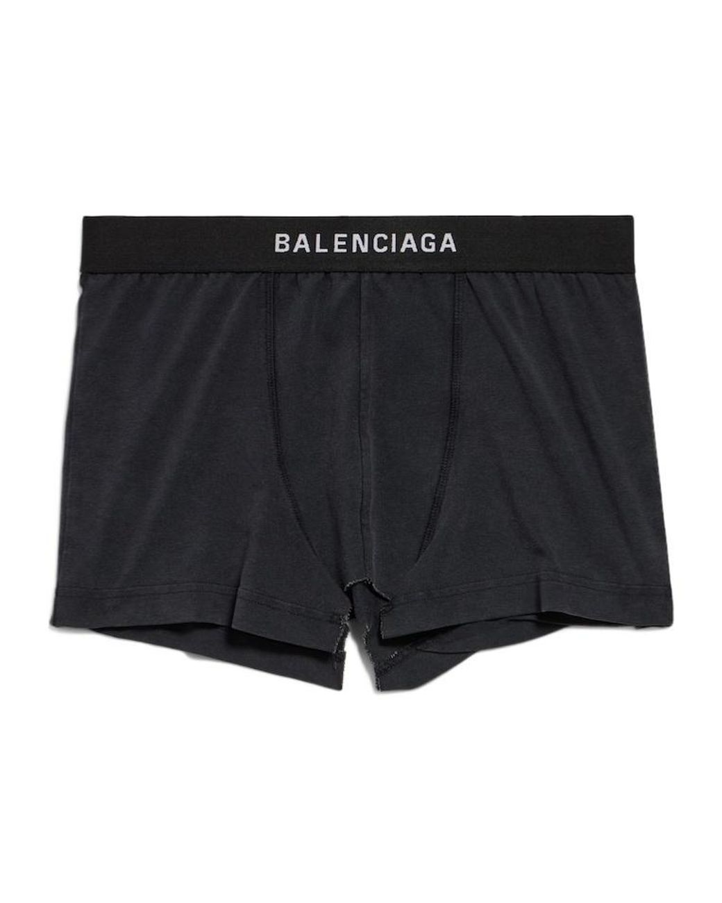 スカート BALENCIAGA CUT OFF BOXER STYLE SKIRT Women's Cut Off Brief Skirt in Black Faded | Balenciaga US