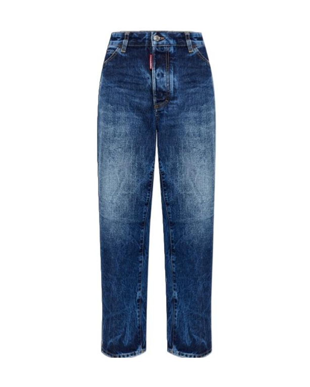 DSquared² Blue Boston Straight-Leg Jeans