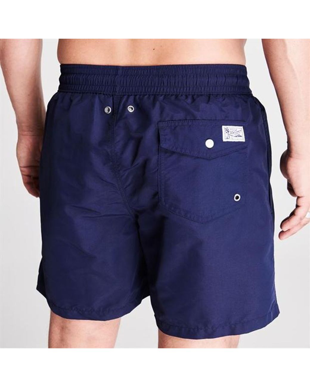 Polo Ralph Lauren Blue Drawstring Waist Swim Shorts for men