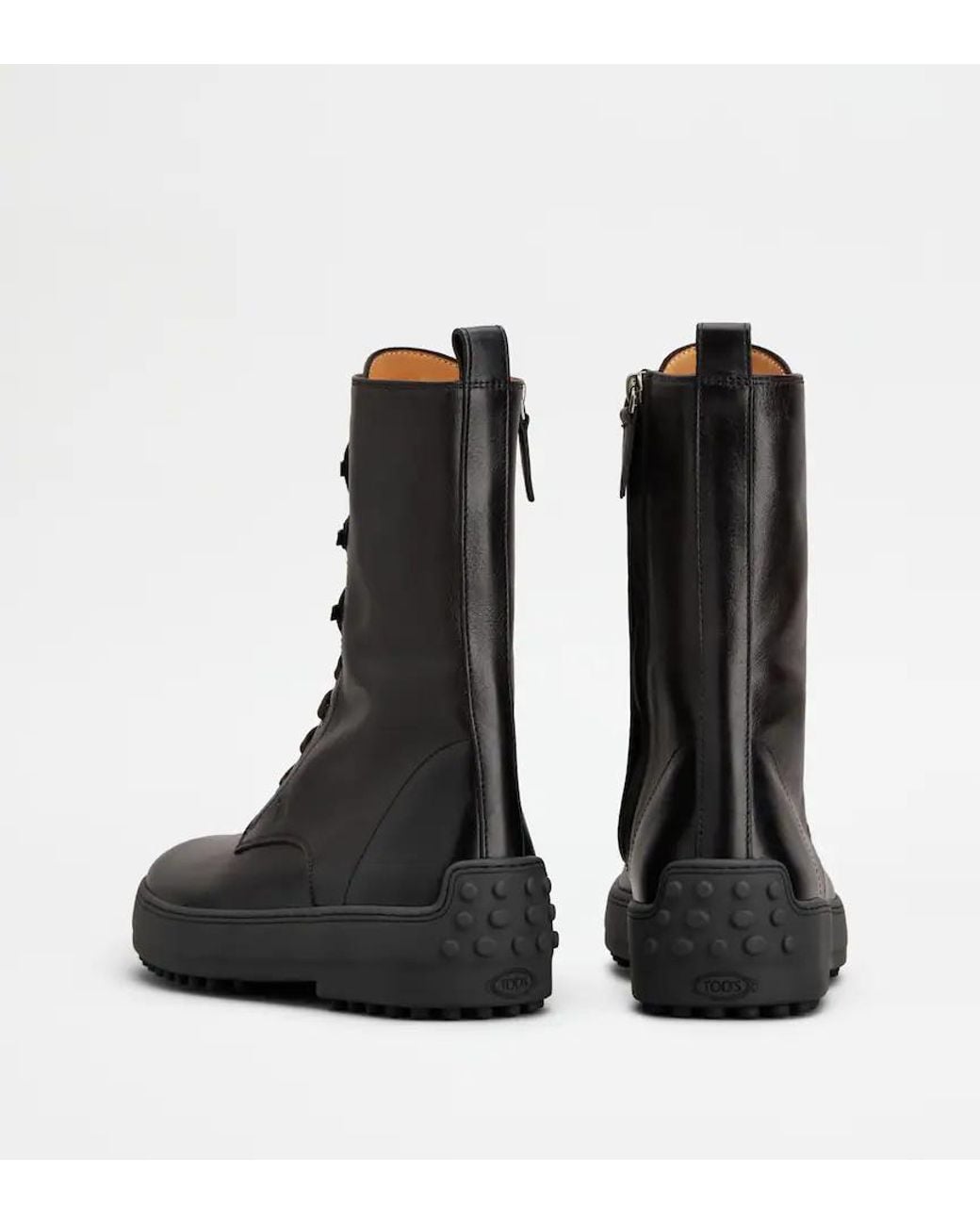 Tod's Black Winter Gommino Ankle Boots