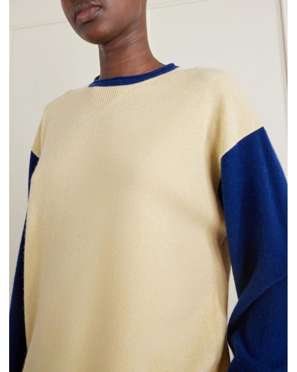 Guest In Residence Blue Loose Baseball Jacket