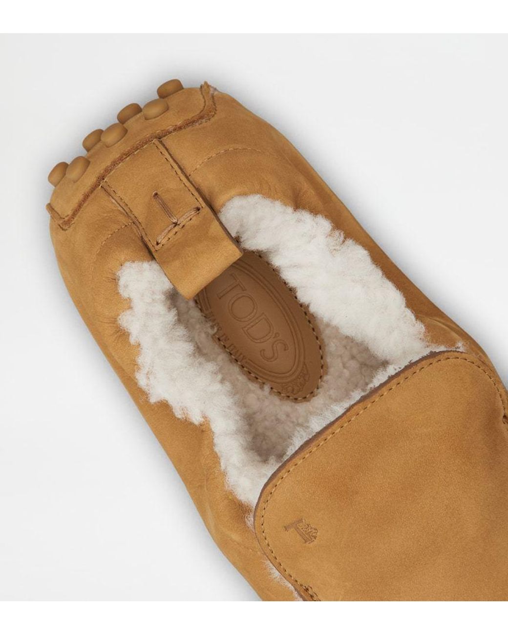 Tod's Brown Glove Gommino Loafers