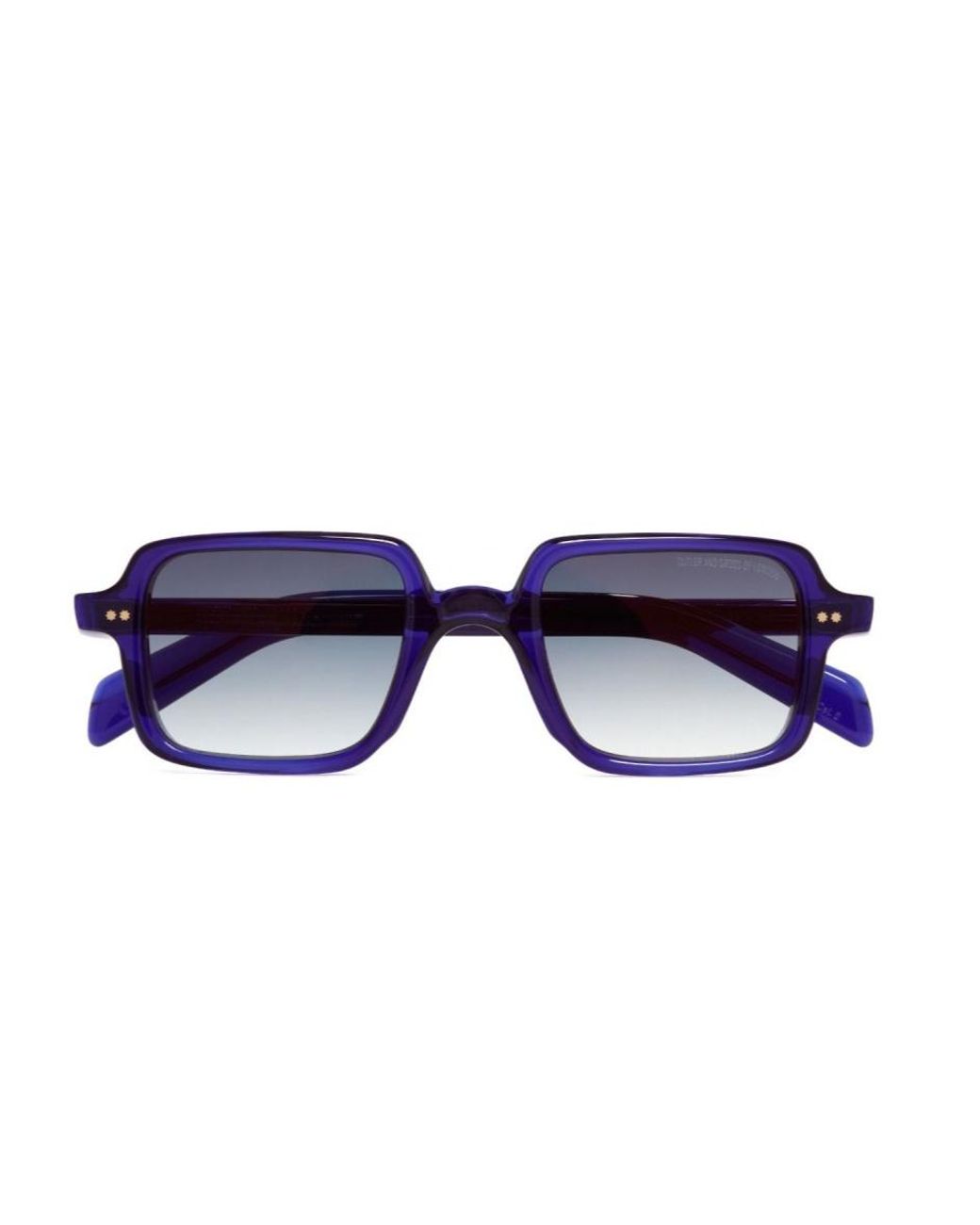 Cutler & Gross Blue Geometric Sunglasses for men