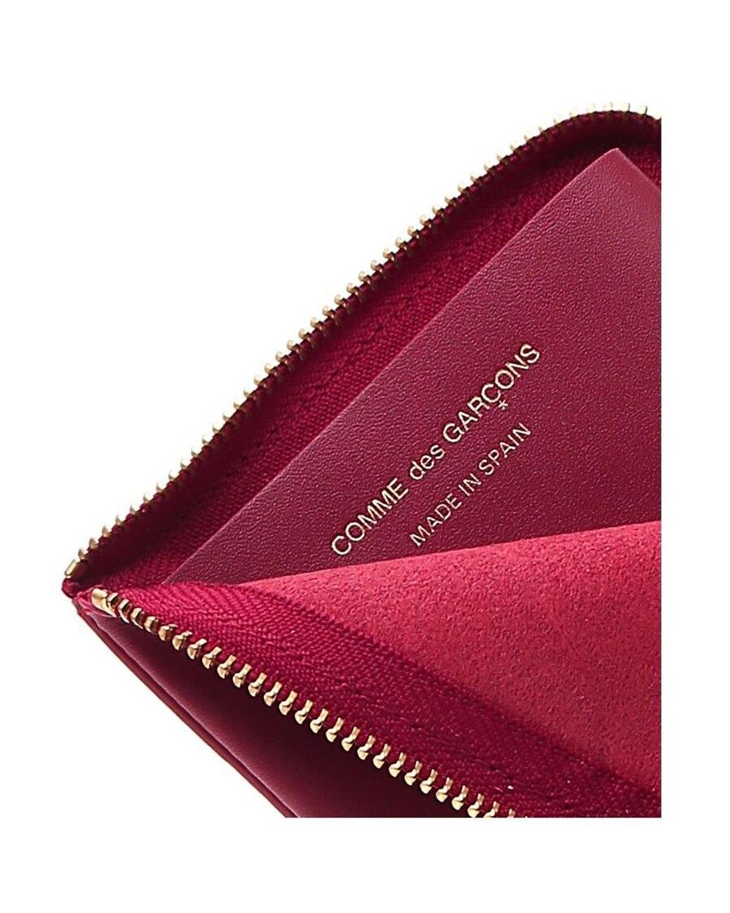 Comme des Garçons Red Small Zip Wallet for men