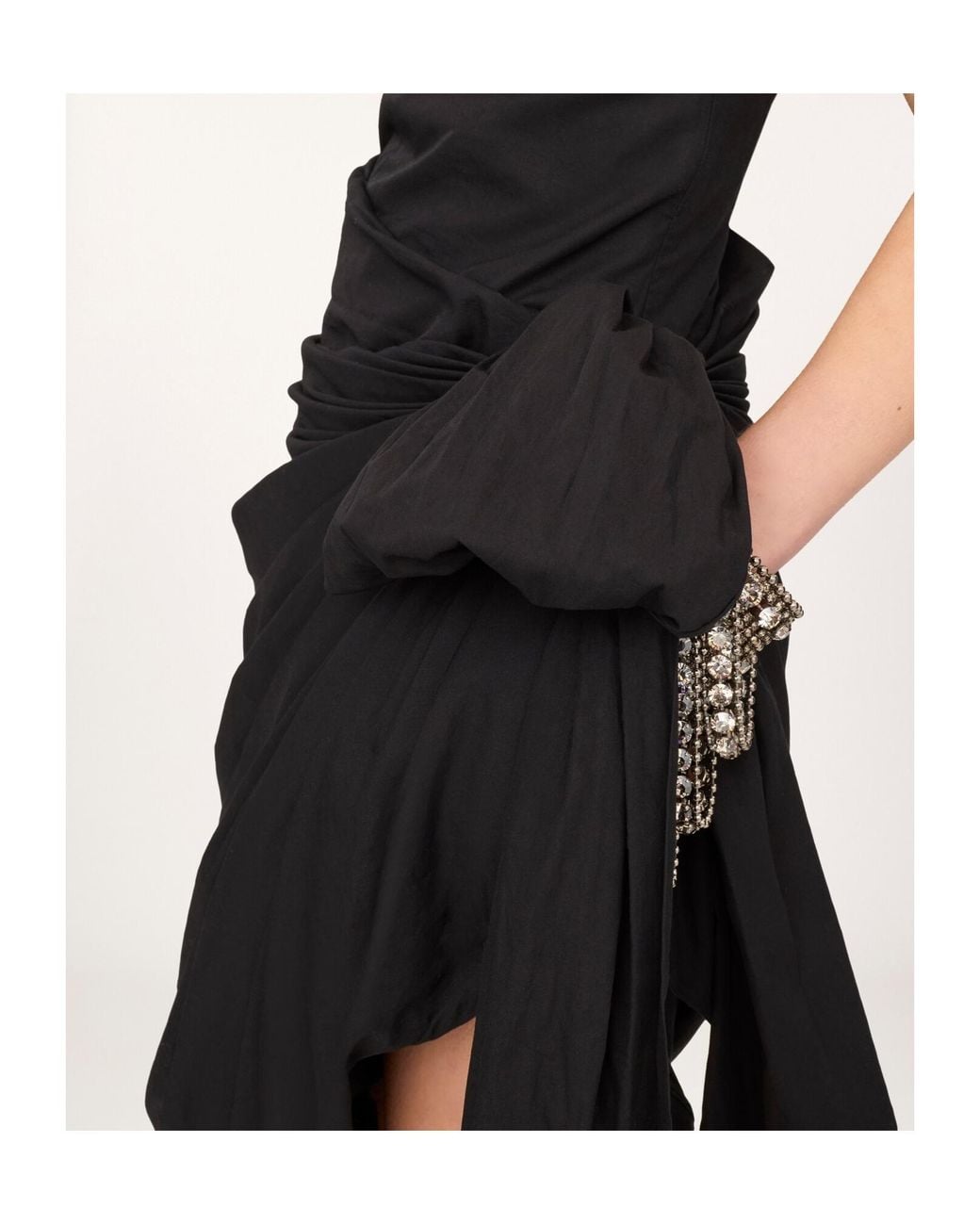 Chloé Black Wrapped Halterneck Dress