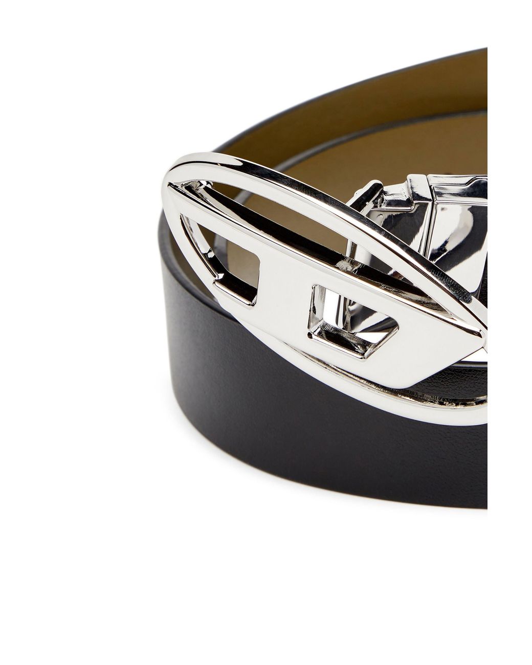DIESEL White B-1Dr Reversible Buckle Belt