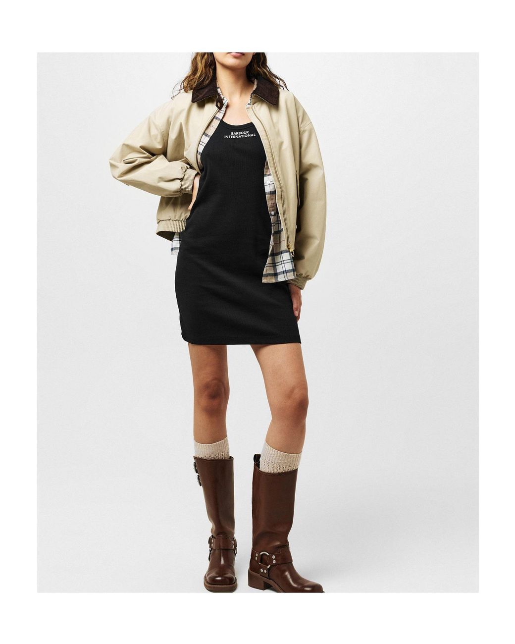 Barbour Black Sleeveless Dress