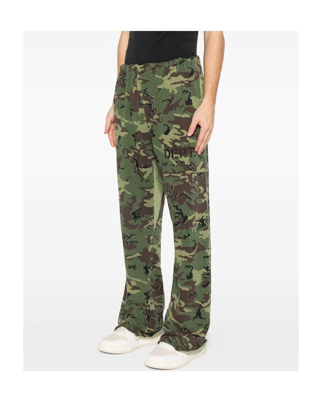 GALLERY DEPT. Green Elastic Waist Casual Pants for men