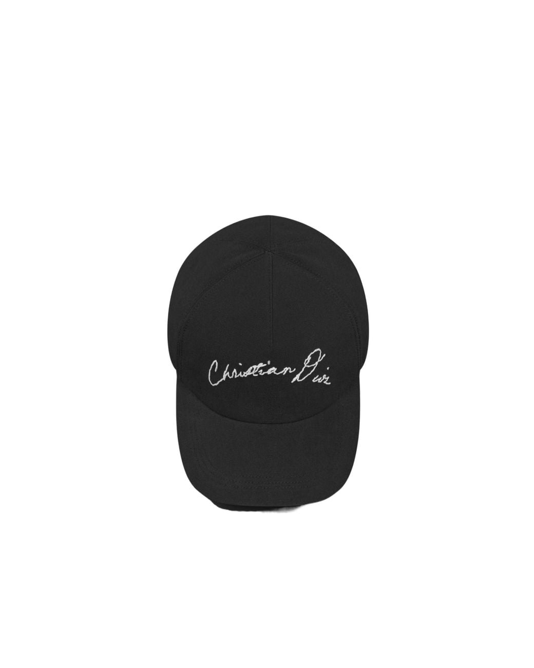 Dior Black Homme Logo Patch Baseball Cap for men