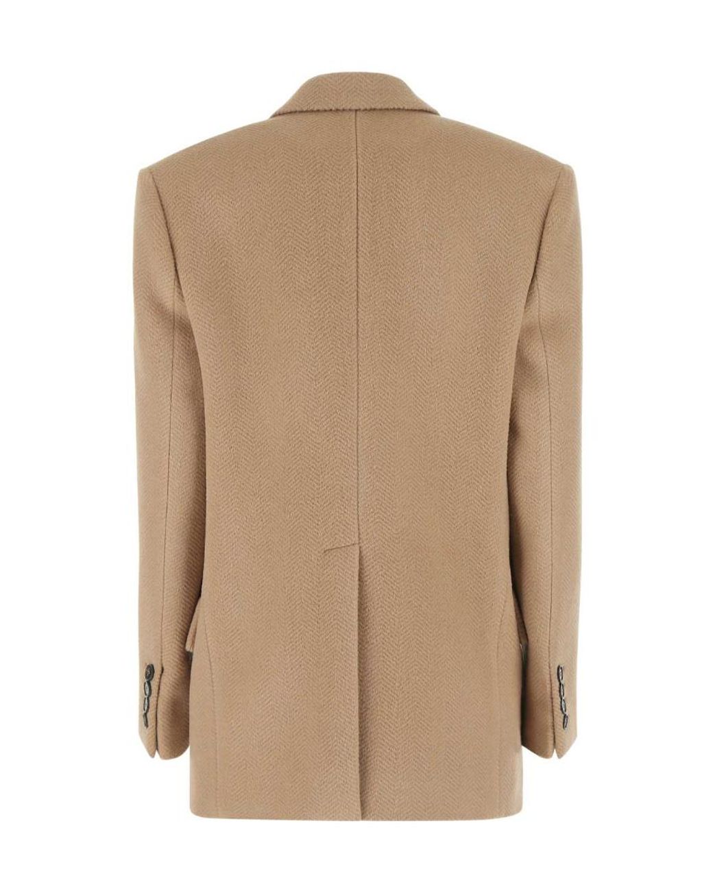 Stella McCartney Brown Single-Breasted Tailored Blazer