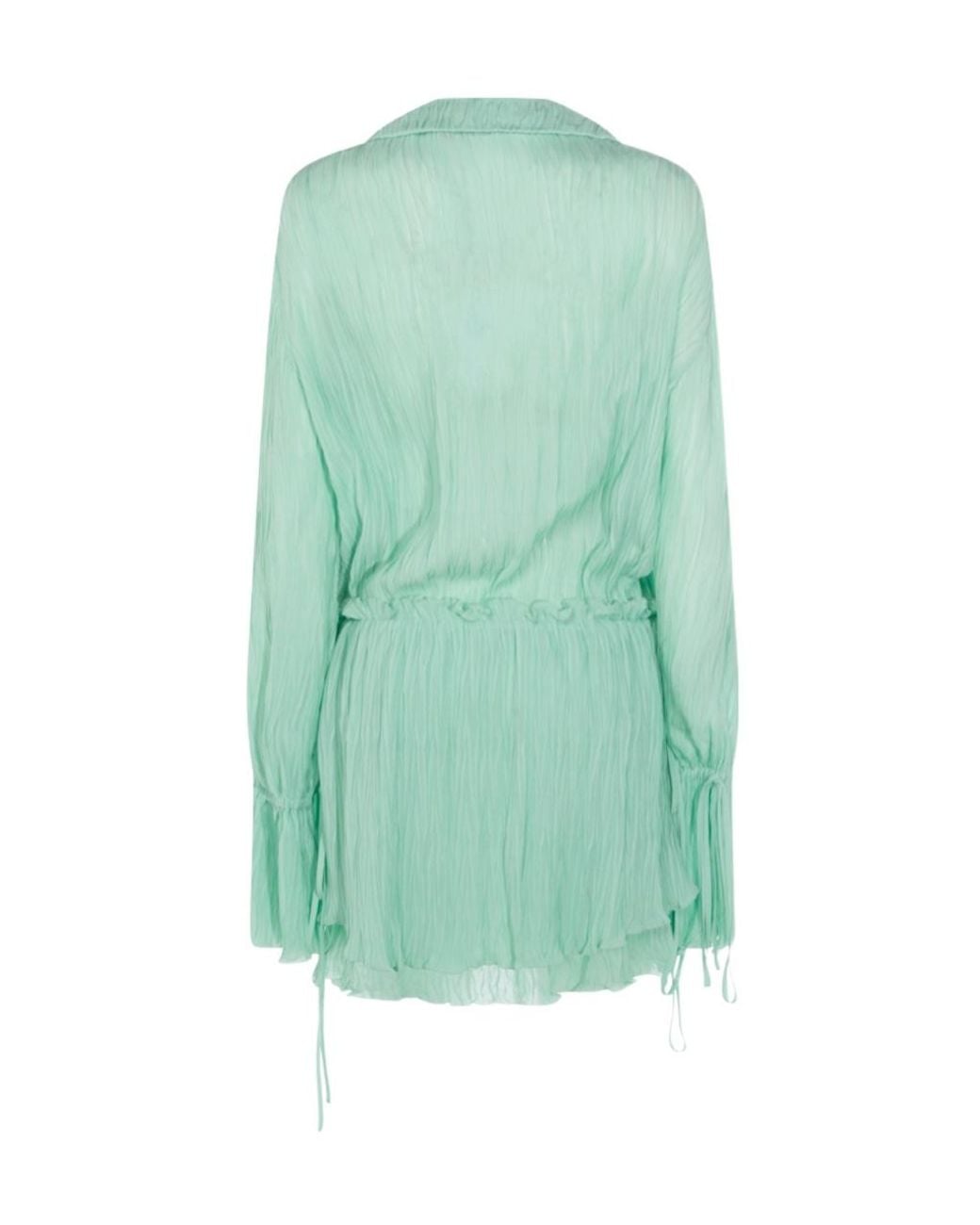 green emerald velvet dress Blumarine