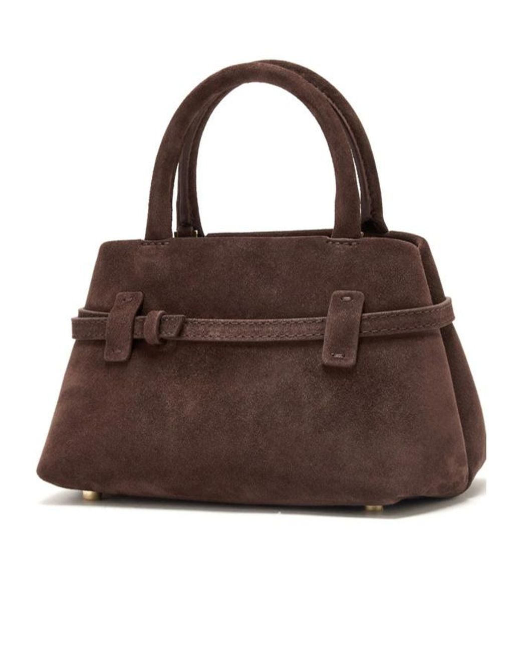 MANU Atelier Brown Leather Tote Bag
