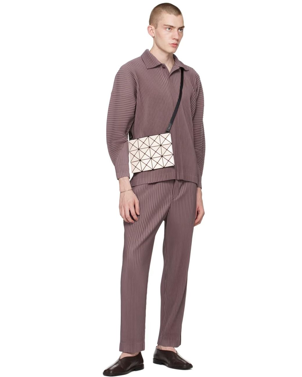 Issey Miyake Multicolor Lucent Gloss Geometric Crossbody Bag for men