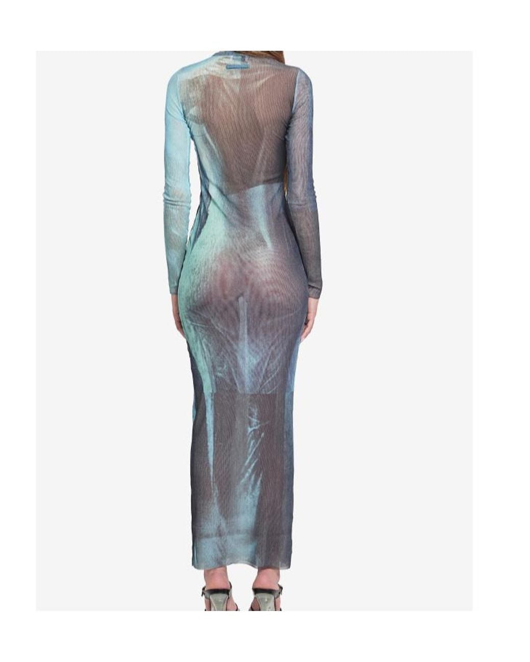 Jean Paul Gaultier Blue The Long Water Dress