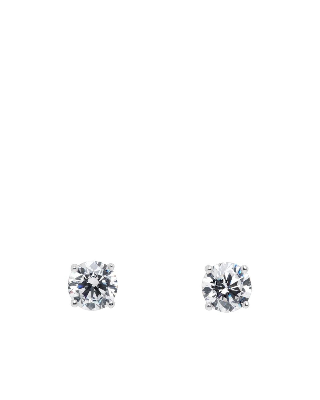 NUMBERING White Inlaid Earrings for men