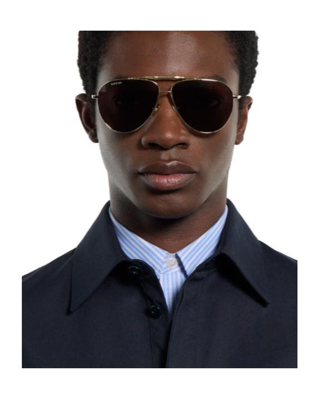 Gucci Pink Pilot Sunglasses for men