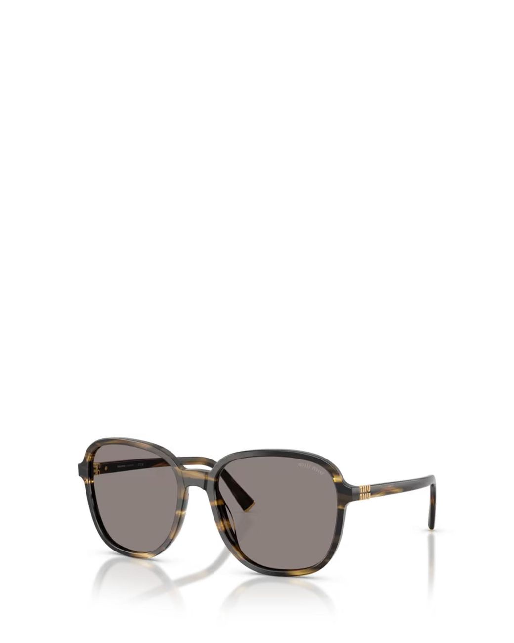 Miu Miu Metallic Eyewear Square Frame Sunglasses for men