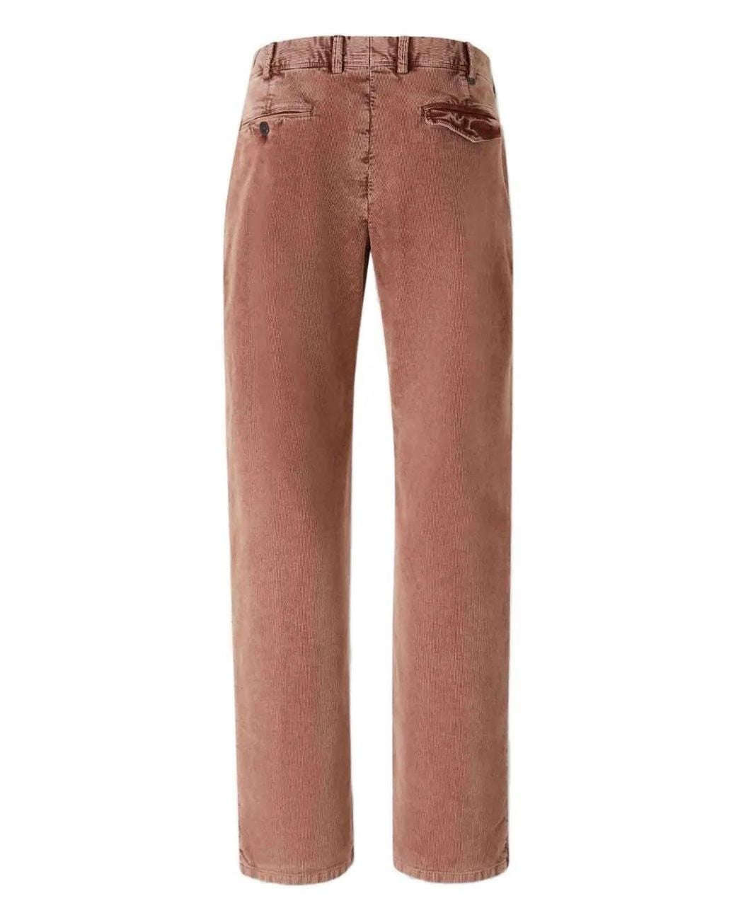 Pt Pantaloni Brown Corduroy Trousers for men