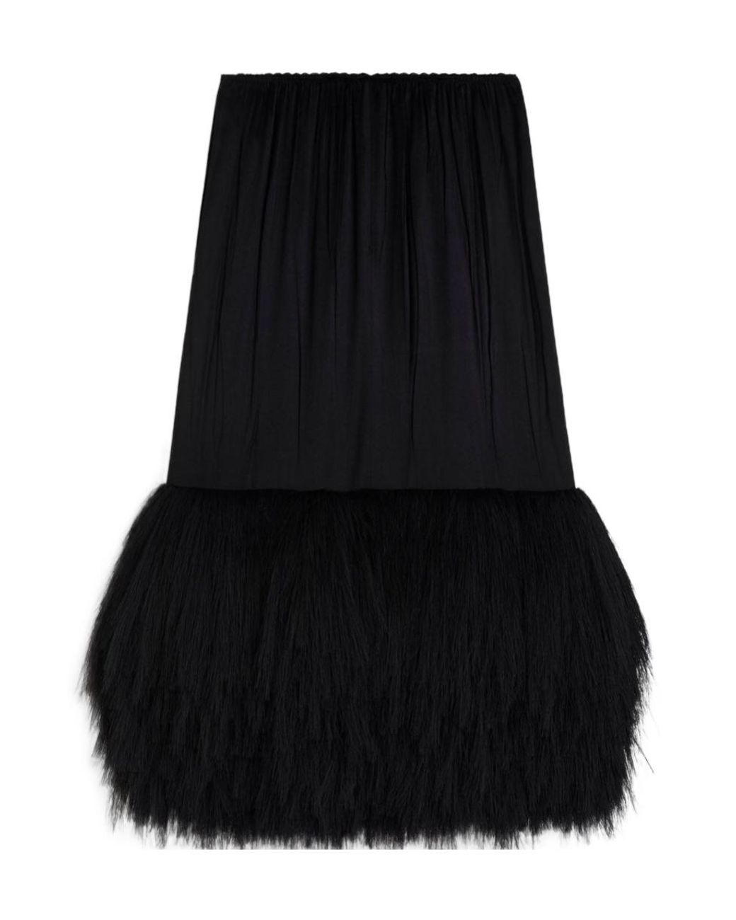 Phoebe Philo Black Layered Skirt