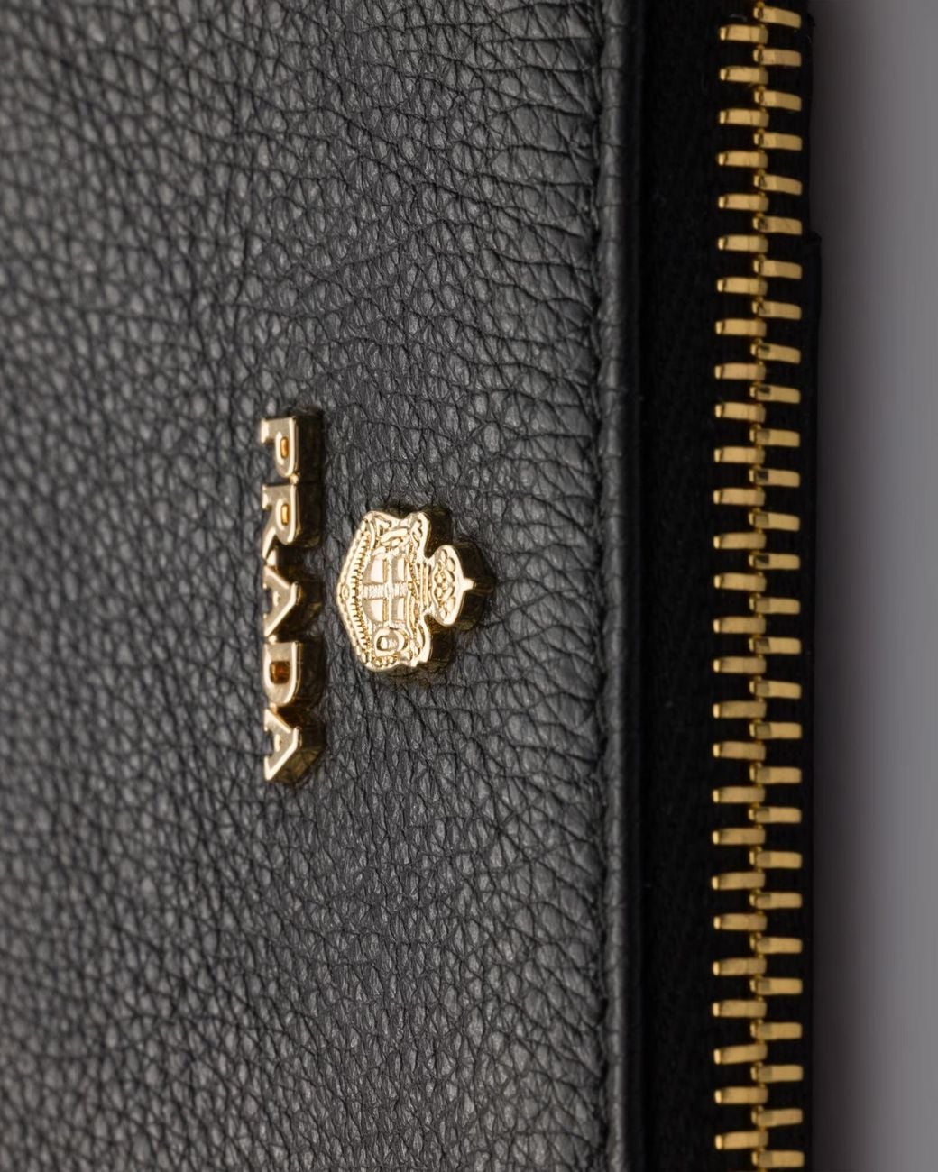 Prada Black Leather Card Holder