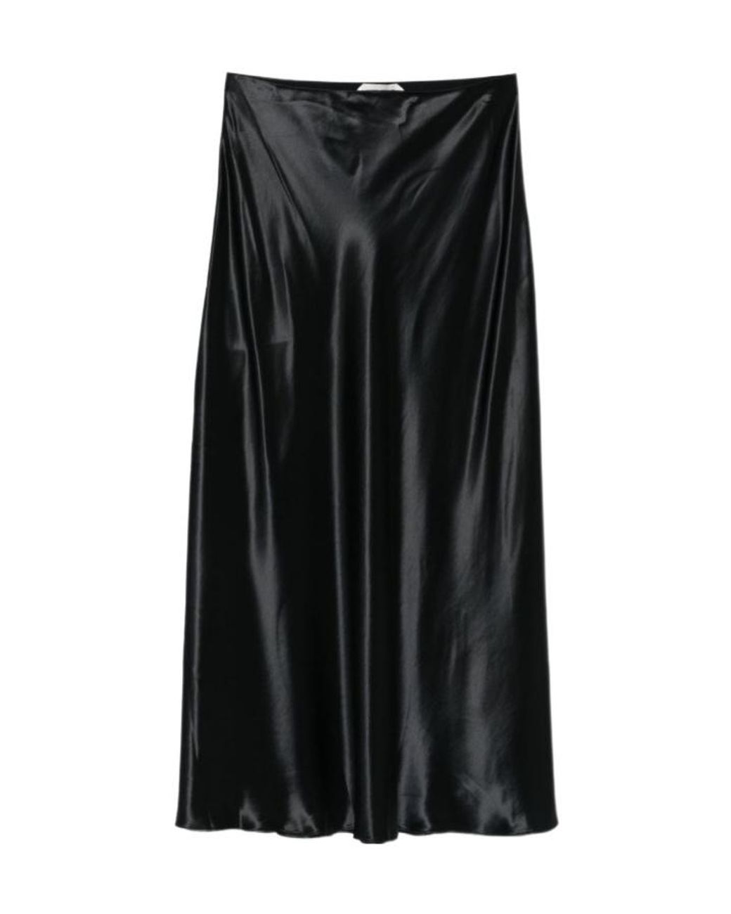 Alberta Ferretti Black Flowing Skirt