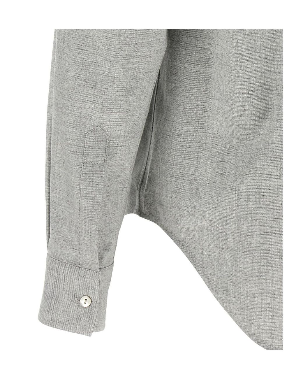 Xacus Gray Marta Flannel Shirt