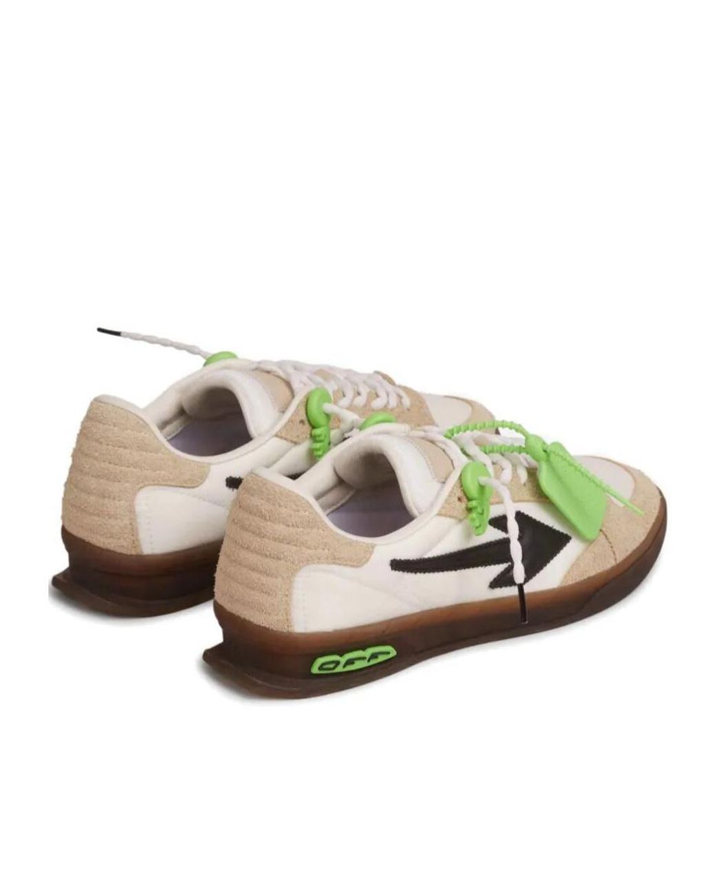 Off-White c/o Virgil Abloh Green End Of Play Low-Top Sneakers for men
