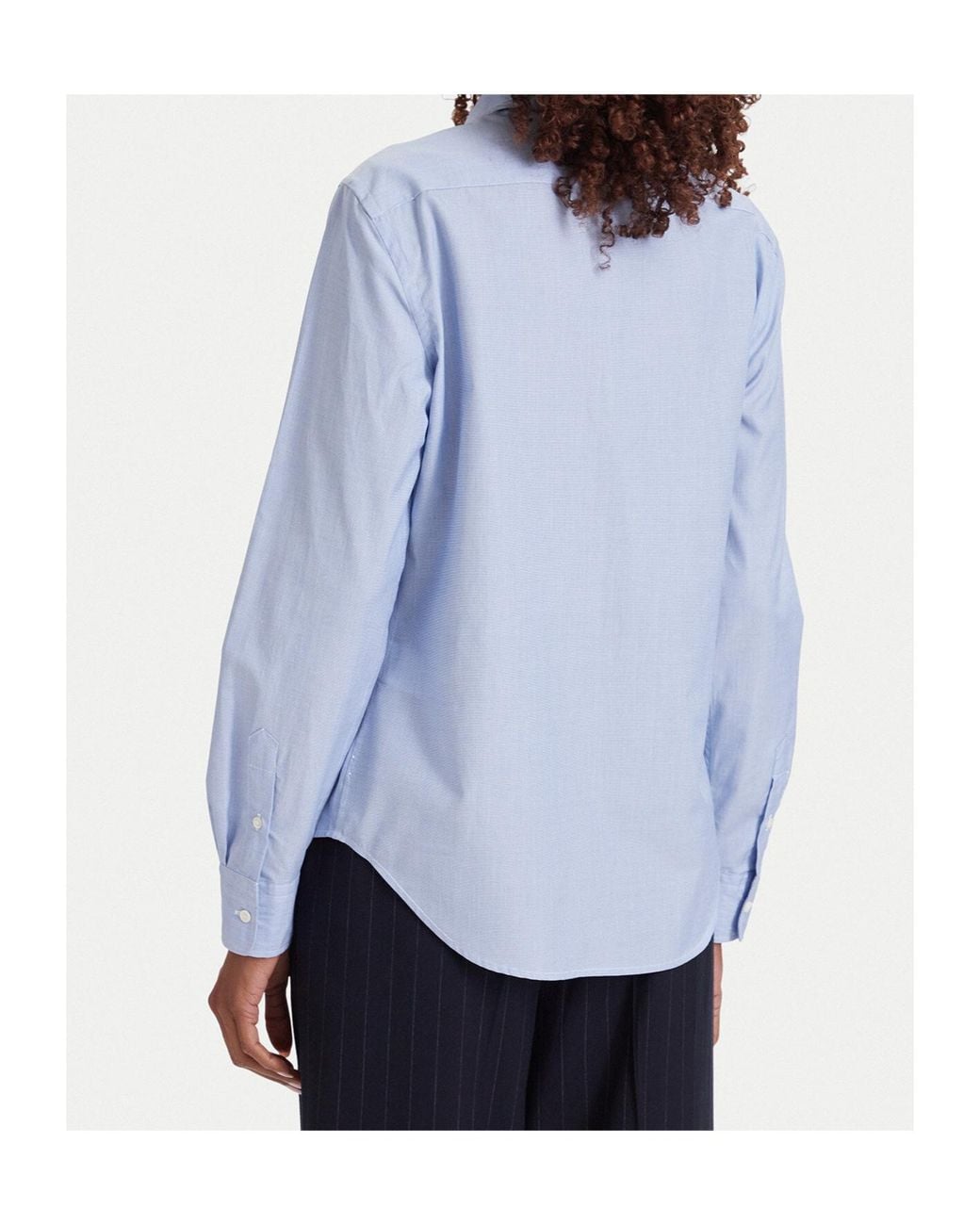 Polo Ralph Lauren Blue Slim-Fit Cotton Poplin Shirt