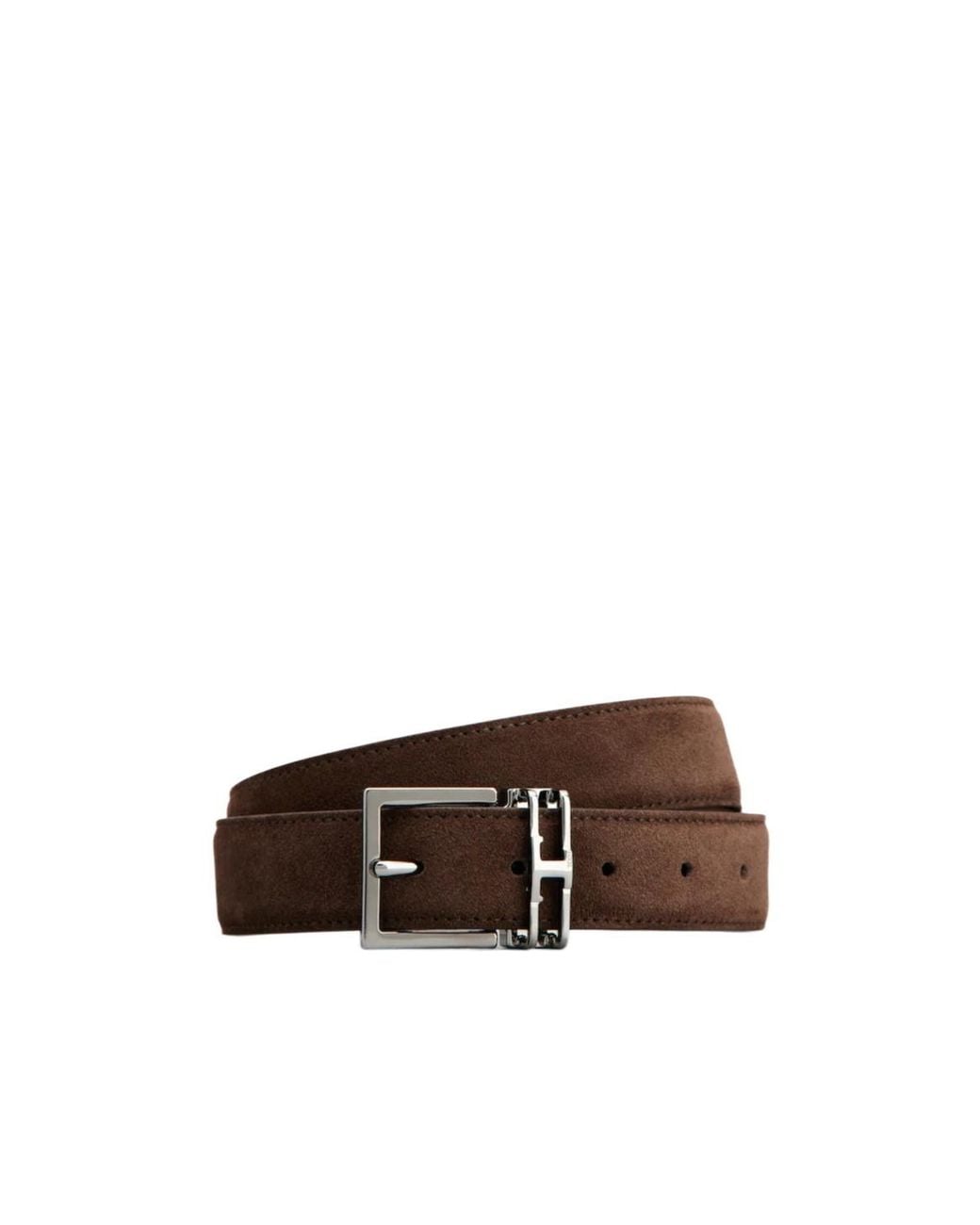 Tod's Brown Buckle Belt for men