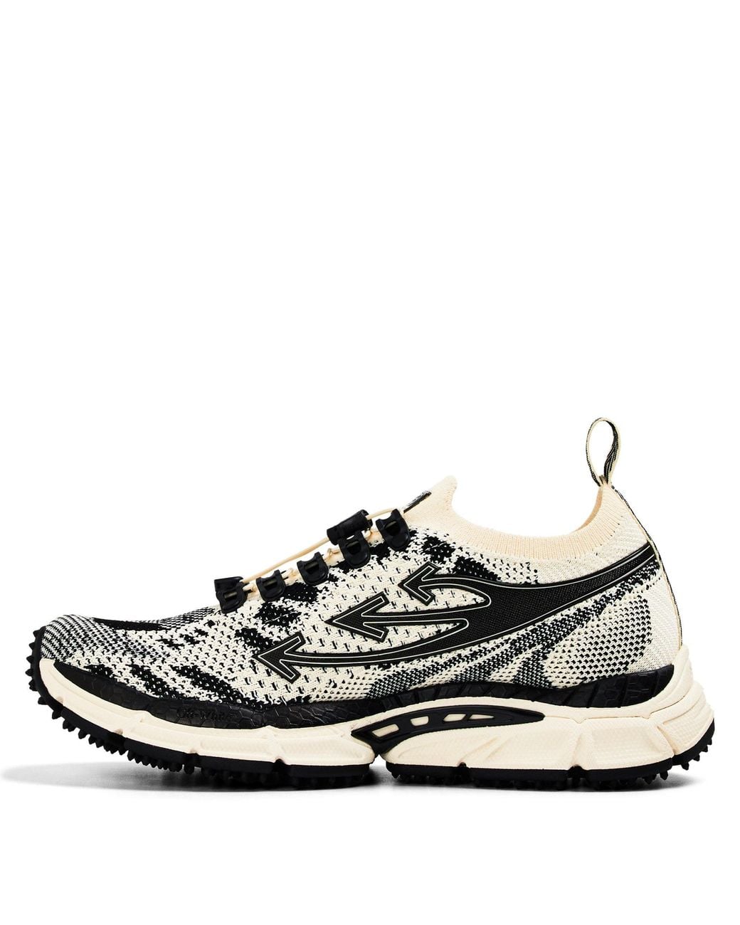 Off-White c/o Virgil Abloh Black Lightweight Knit Casual Shoes