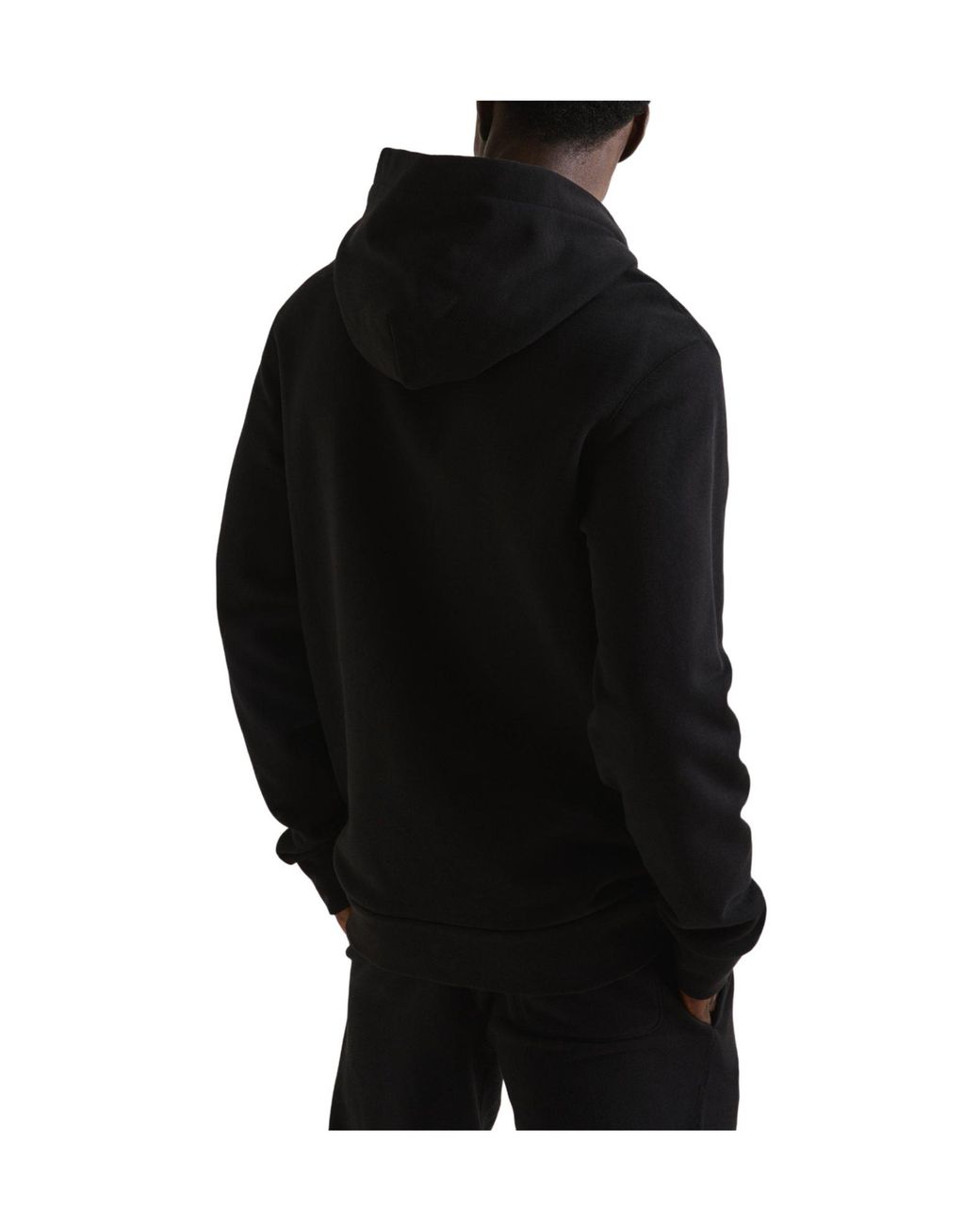 Moncler Black Zip-Up Hooded Sweatshirt for men