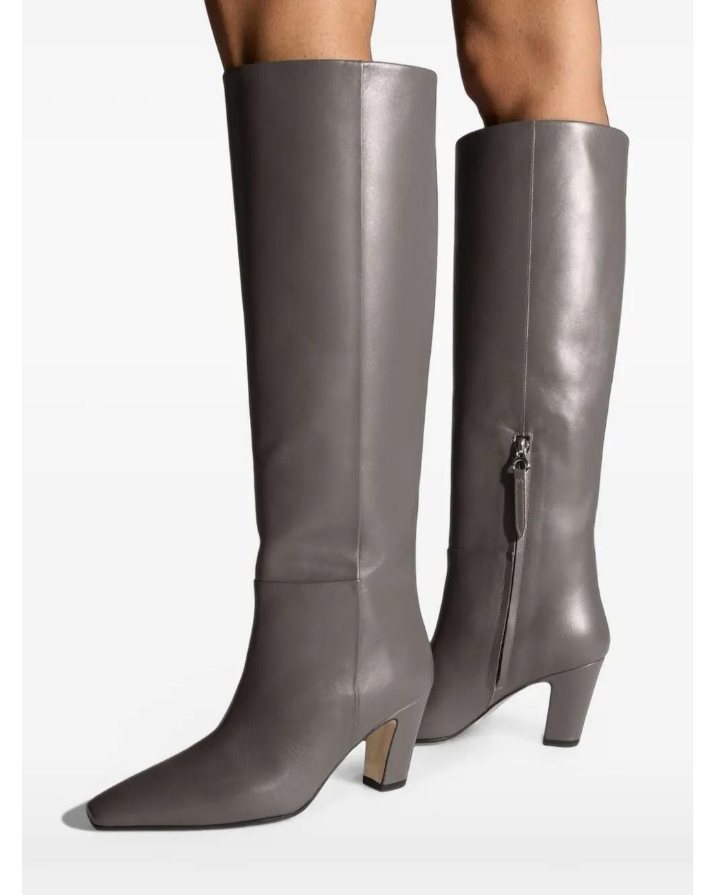 Aeyde Brown Silva Knee-High Boots