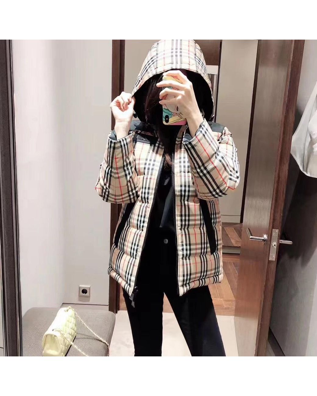 Burberry Multicolor Vintage Check Padded Jacket