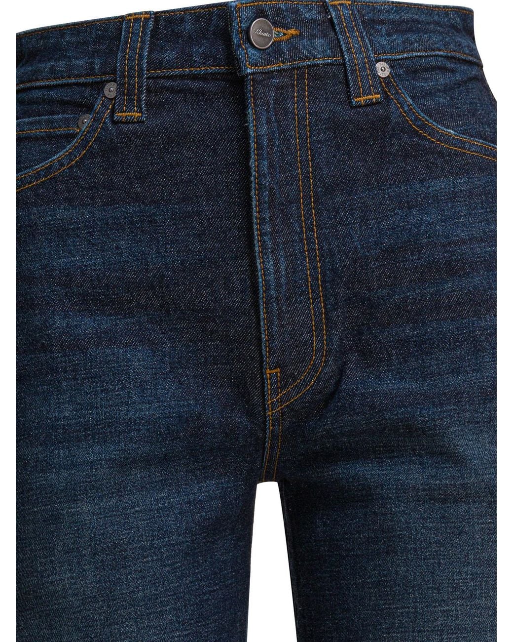 Khaite Blue Wide-Leg High-Waist Jeans
