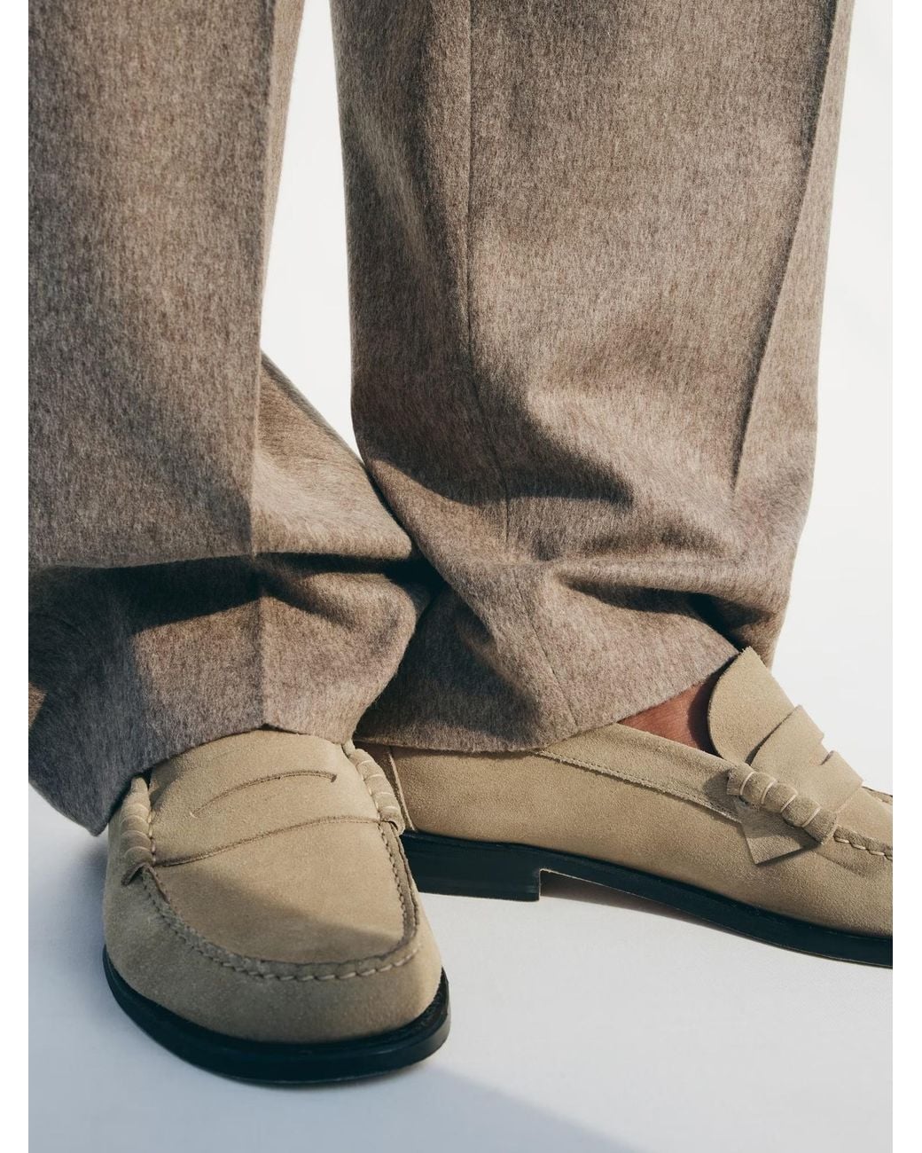 Jacquemus Natural Round-Toe Loafers for men