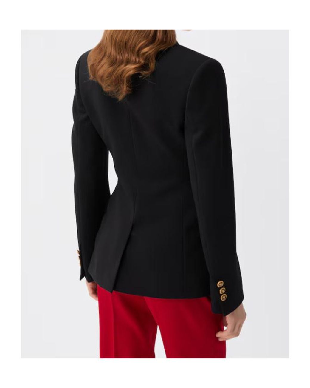 Versace Black Wool Blazer