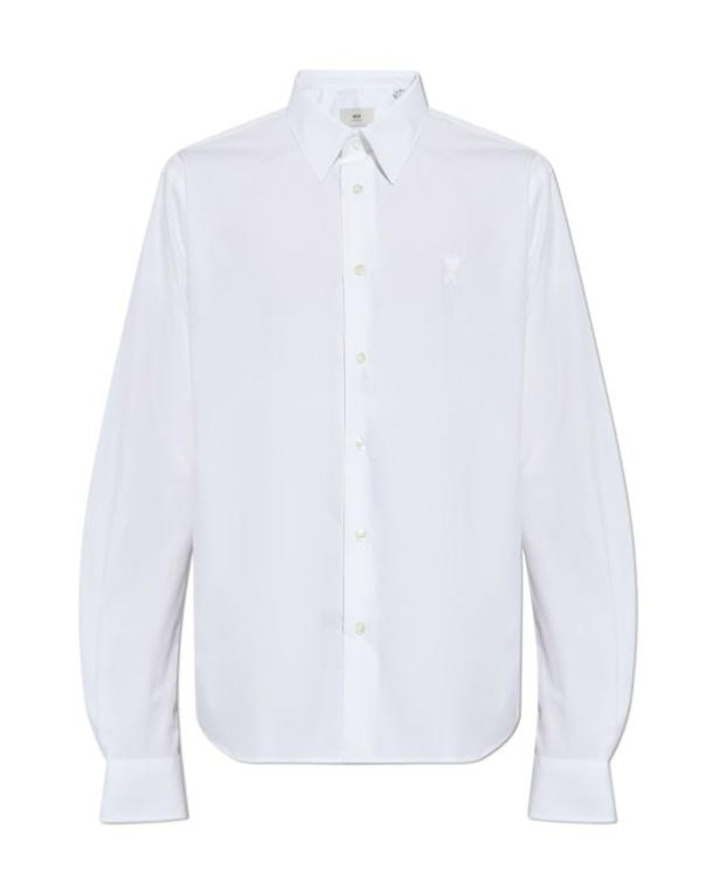 AMI White Ami De Coeur Boxy Fit Shirt for men