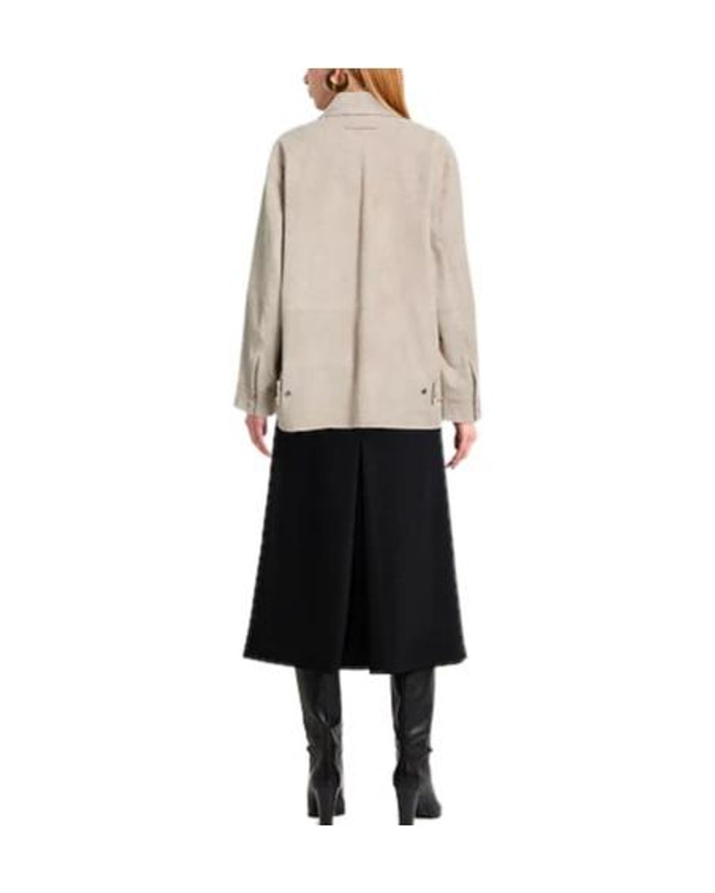 MAX&Co. Natural Long-Sleeve Jacket