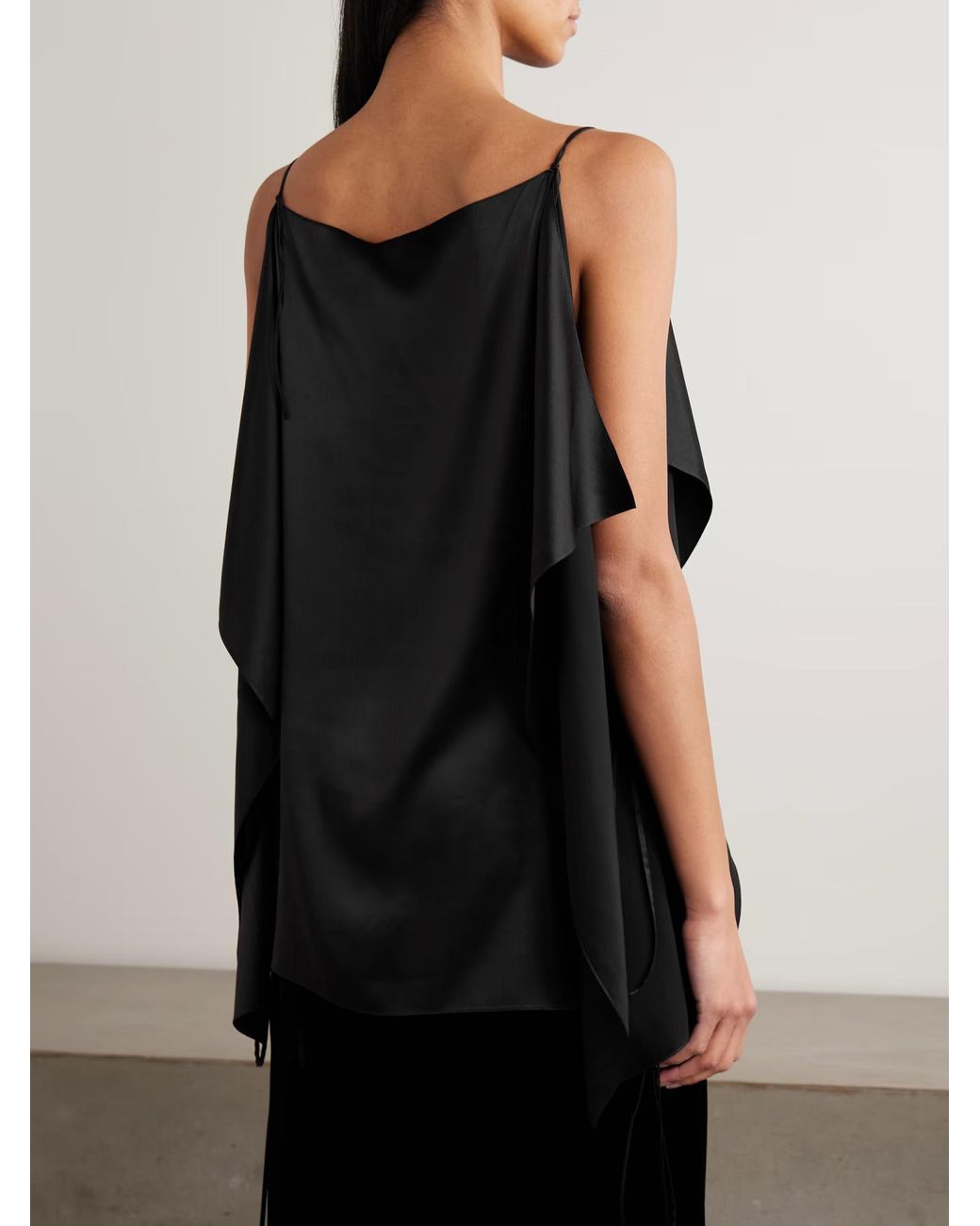 The Row Black Koray Sleeveless Top