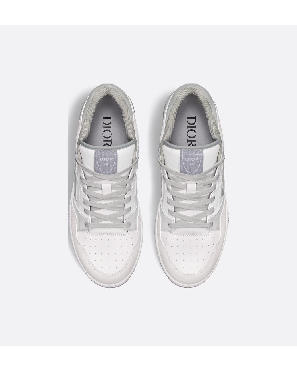 Dior White B57 Dribble Low-Top Sneaker for men
