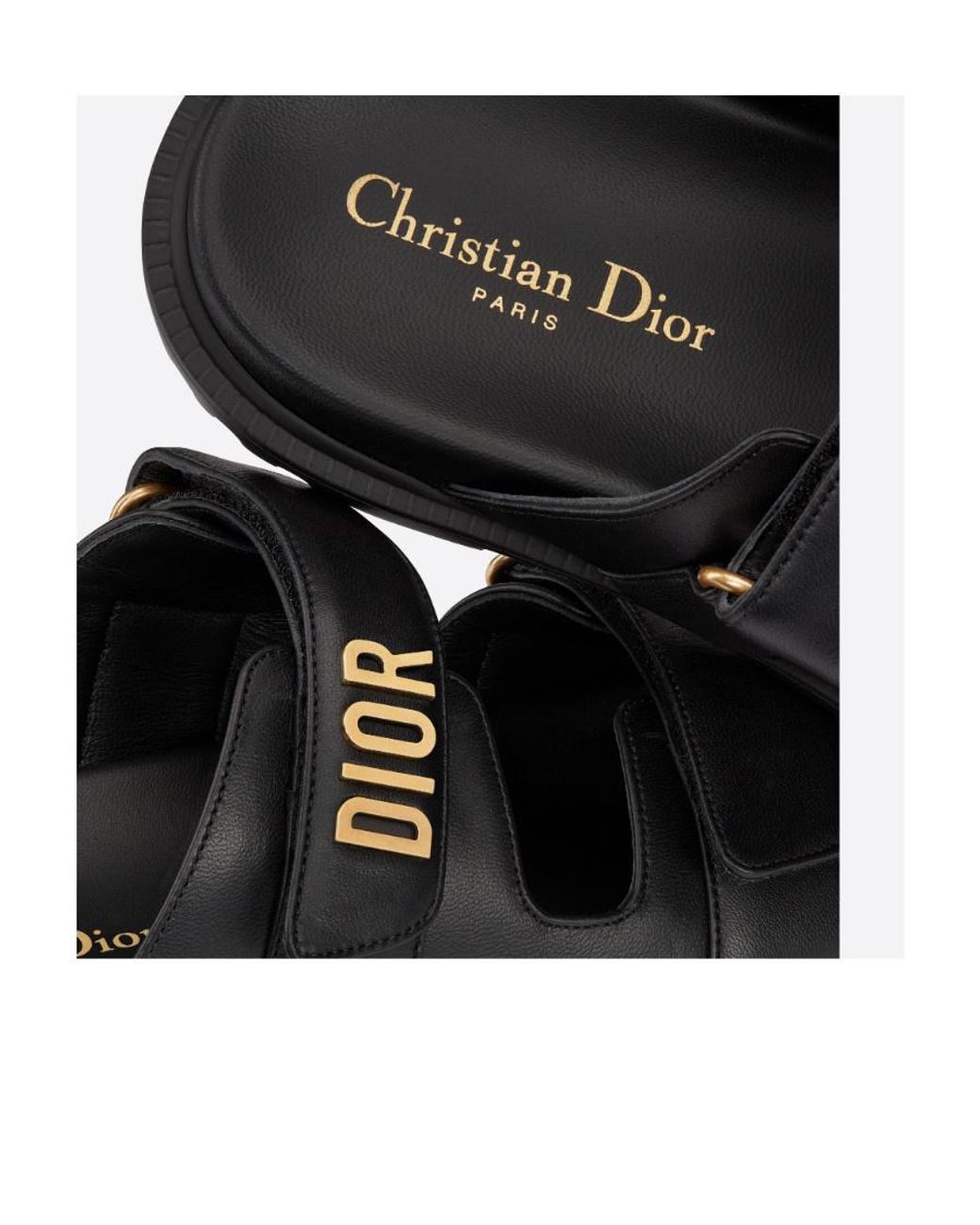Dior Black Act Slide