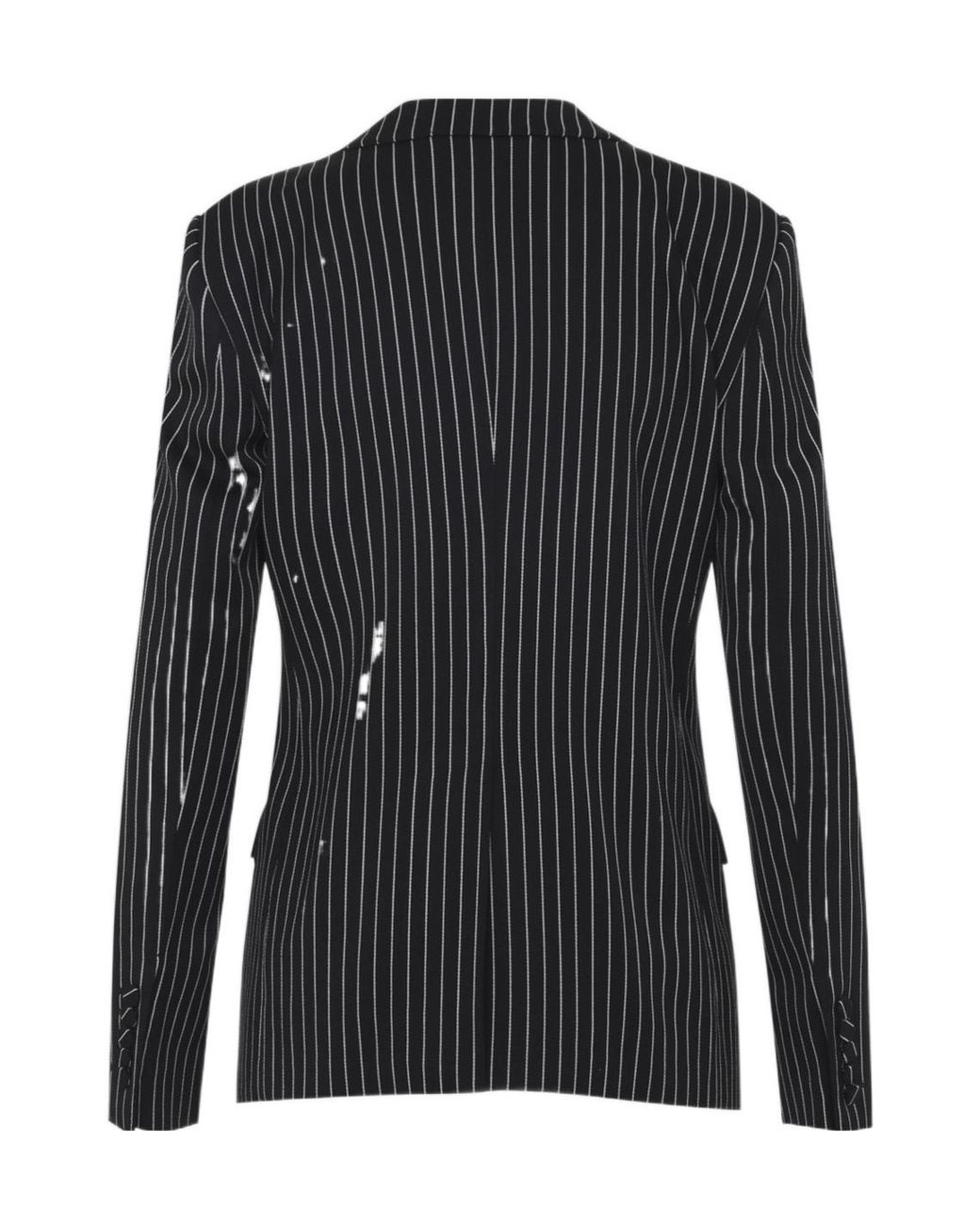 Tom Ford Black Striped Single Breasted Blazer