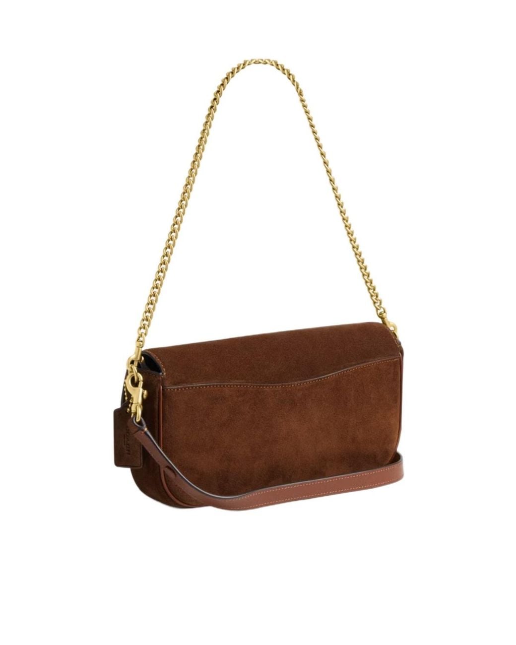 COACH Brown Brook Flap Chain Bag